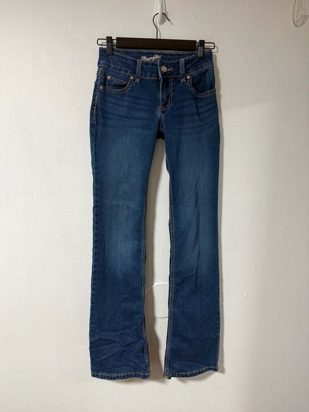 Wrangler Boot Cut Dark Wash Jeans Size 00 x 34